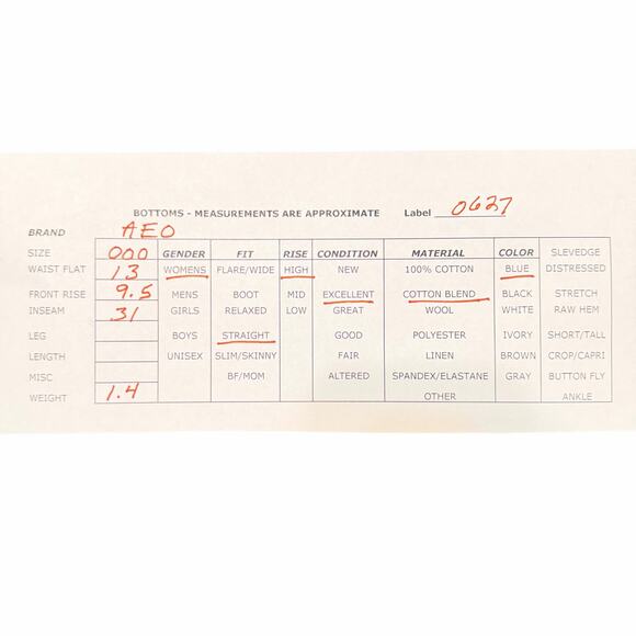 American Eagle Super High Rise Baggy Straight Jeans Mid Wash Womens Size 000 - Picture 3 of 13